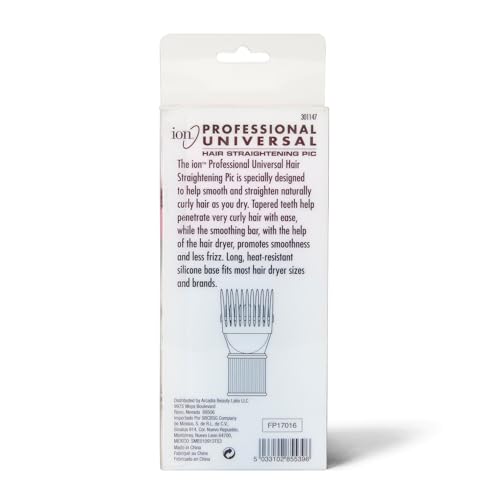Ion Universal Hair Straightening Pic Attachment for Blow Dryers