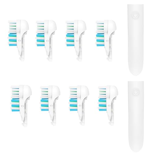 8-Pack Replacement Toothbrush Heads for Oral-B Electric Toothbrushes