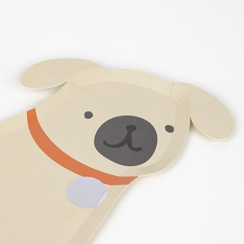 Meri Meri Dog Shaped Disposable Birthday Party Plates - Pack of 8