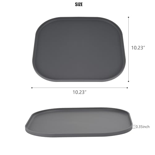 Universal Silicone Humidifier Drip Tray - 10.23" Leak-Proof Floor Protector