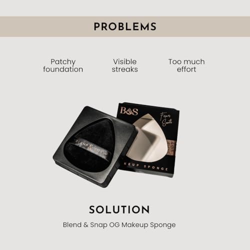 Blend & Snap Large Velour Makeup Puff for Flawless Coverage
