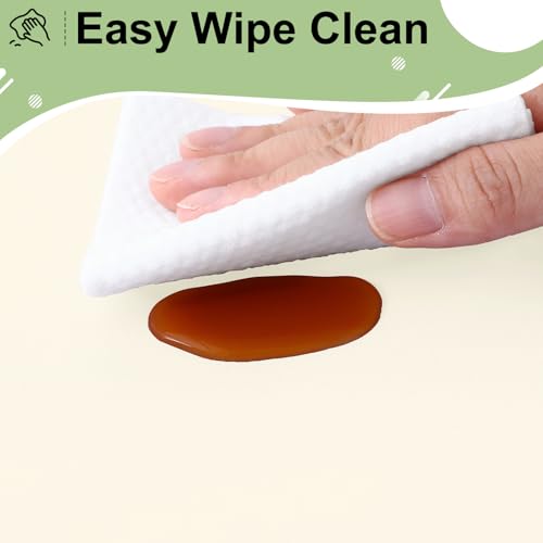 84" Round Disposable Plastic Tablecloths - 4 Pack, Beige