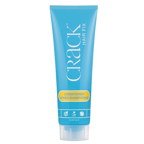 Crack Hair Fix Deep Conditioning Treatment - Frizz Control & Detangler, 8.5 oz