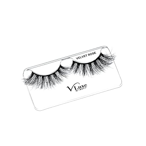 i•ENVY Real Mink False Eyelashes VLEC03 Dramatic Long Length Velvet Rose