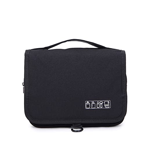Sechunk Water-Resistant Toiletry Bag with Hanging Hook