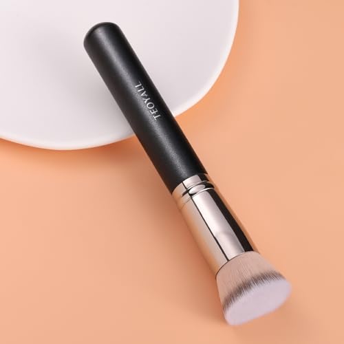 TEOYALL Kabuki Foundation Brush - Flat Top Buffing Brush for Liquid