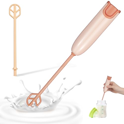 Toyvian Handheld Electric Baby Formula Mixer with 2 Stirrers