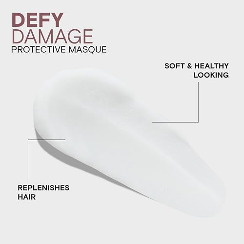 Joico Defy Damage Protective Masque | for Color-Treated Hair | Strengthen Bonds & Preserve Hair Color | with Moringa Seed Oil & Arginine