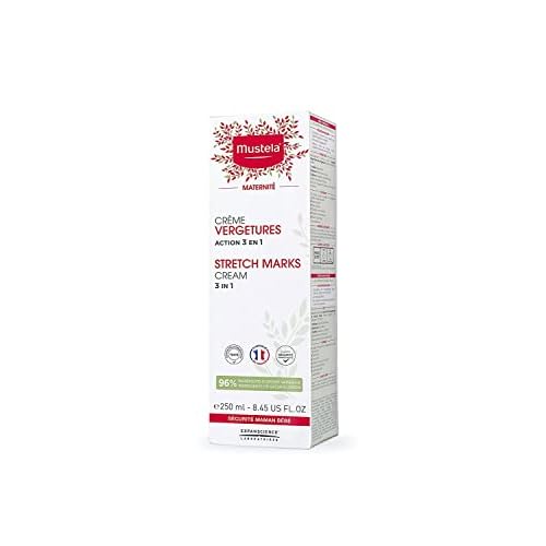 Mustela Maternity Stretch Marks Cream for Pregnancy - Natural Skincare Massage Moisturizer with Natural Avocado, Maracuja & Shea Butter - Lightly Fragranced or Fragrance Free - Various Sizes