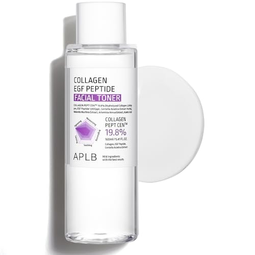 APLBCollagen EGF Peptide Toner - 19.8% Collagen + Centella Complex for Elasticity