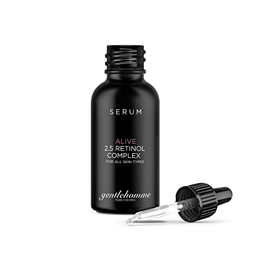 Gentlehomme Men's Anti-Aging Retinol Serum with Hyaluronic Acid & Vitamin B6