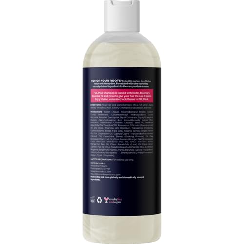 HONEYDEW Folimax Biotin Shampoo for Thinning Hair - Citrus 8 Fl Oz - Vegan, Sulfate & Paraben Free