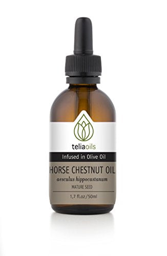 Teliaoils Triple-Infused Horse Chestnut Oil for Varicose Veins, 50ml