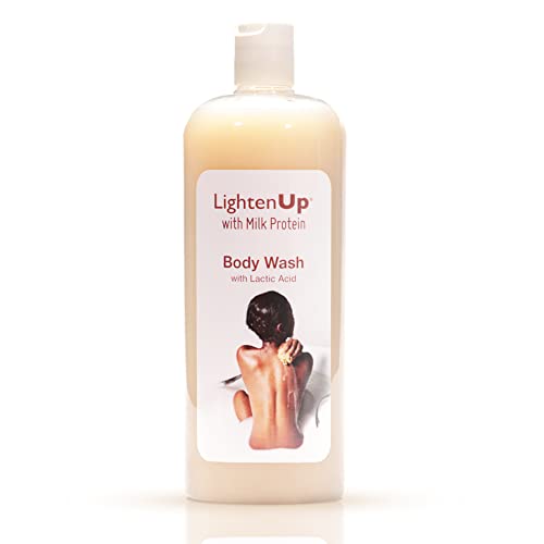 OMIC Lighten-Up Lactic Acid Body Wash - Exfoliating Shower Gel 33.8 fl oz