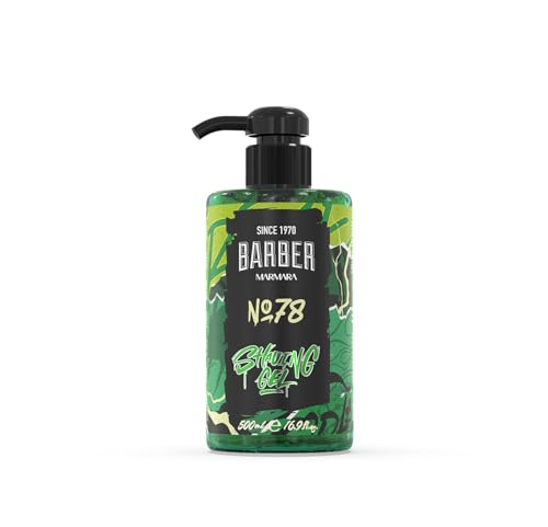 Barber Marmara No. 78 Transparent Shaving Gel, 16.9 oz - Professional