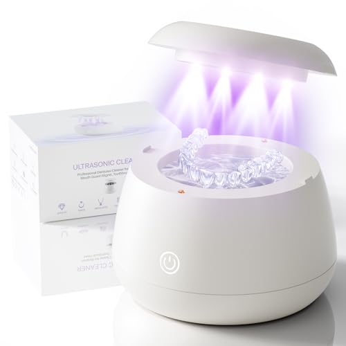 Etegow Ultrasonic Retainer Cleaner Machine - 200ML Portable & Quiet