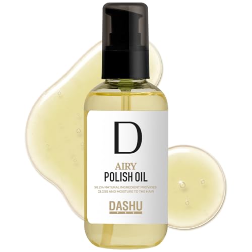 DASHU Pro Airy Polish Oil - 3.38 fl oz Lightweight Hair Styling Oil