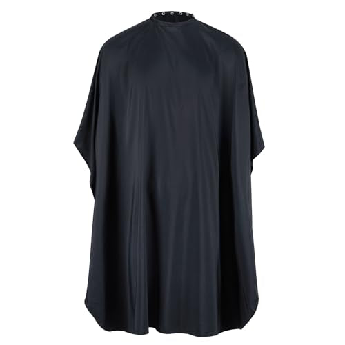 Adjustable Waterproof Hair Cutting Cape for Salon Use - Black