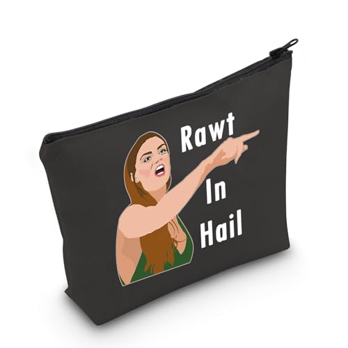 LEVLO Rawt In Hail Makeup Bag - Funny Vanderpump Quote Travel Pouch