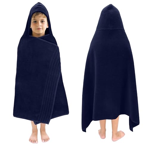 Hooded Bath Towel for Kids - 100% Cotton, Soft & Absorbent, 30x54