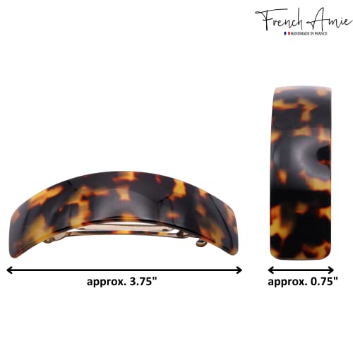 French Amie Tokyo Curved 3.75 Inch Hair Clip Barrette for Women