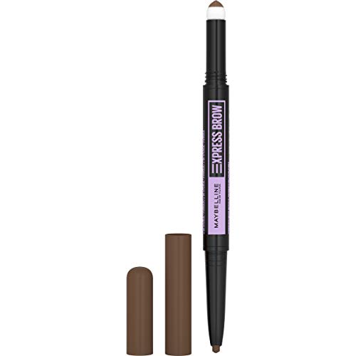Maybelline Express Brow 2-in-1 Pencil & Powder - Medium Brown, Pack of 2