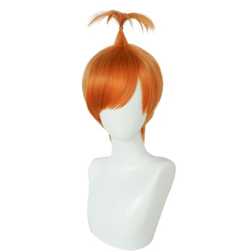 Men's Short Cosplay Wig Halloween Costume Wigs Anxiety Yellow - Soyusunny
