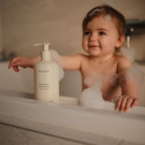 Mushie Baby Shampoo & Body Wash - Gentle Organic Formula for Delicate Skin 400 mL