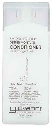 Giovanni Smooth As Silk Conditioner 2 OZ - Moisturizing & Detangling