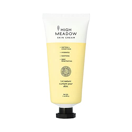Unscented High Meadow Lanolin Skin Cream 2 Oz - Intensive Hydrating Moisturizer for Dry Skin