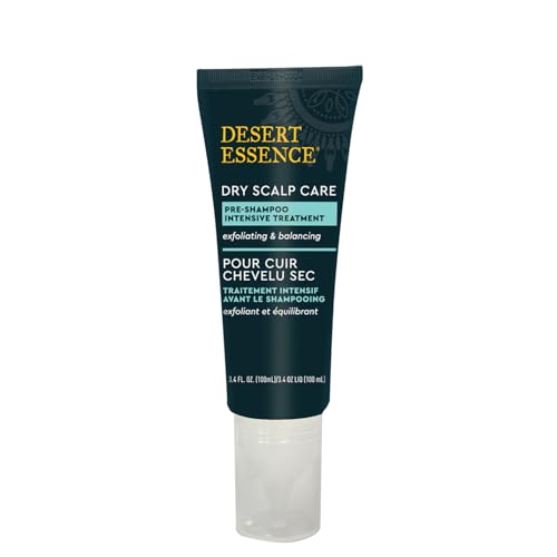 Desert Essence Dry Scalp Care Pre-Shampoo Intensive Treatment, 3.4 Fl Oz