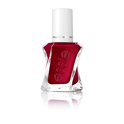 Essie Gel Couture Nail Polish - Paint The Gown Red 0.5 oz #342, Long-Lasting, Chip-Resistant