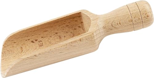 Set of 2 Natural Beechwood Scoops - 5.5 Inch Kitchen & Bath Tool