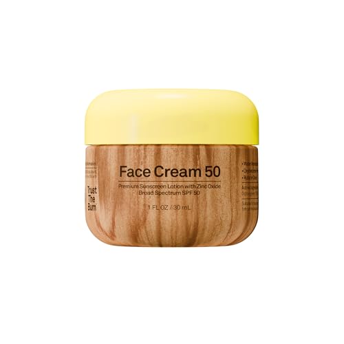 Sun Bum SPF 50 Face Cream Sunscreen – Travel Size, 1 oz