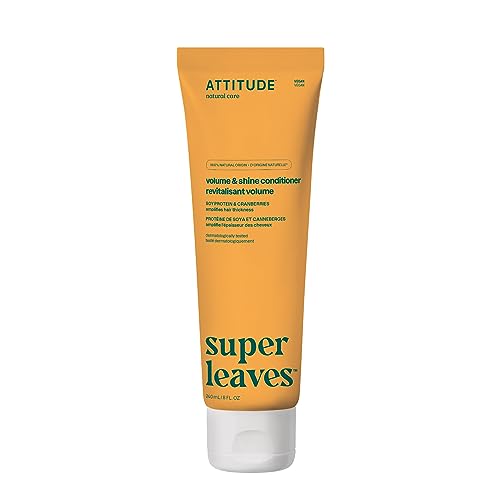 ATTITUDE Volume and Shine Conditioner for Thin Hair, 8 Fl Oz