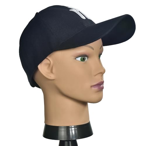 CAZSYSDD 12-A PVC Bald Mannequin Head for Wigs & Cosmetology Practice - Beige Afro