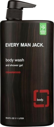 Every Man Jack Cedarwood Body Wash - 33.8 oz Natural Clean