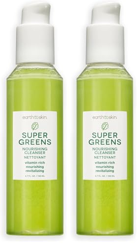 Earth To Skin Super Greens Nourishing Face Cleanser 4.73 Fl Oz (Pack of 2)