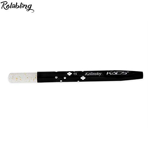 Rolabling Kolinsky Nail Art Brush Size 2 – Painting Pen for Acrylic & UV Gel