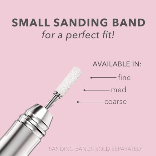 Kiara Sky Medium Grit Small Sanding Bands for Nail Drills - 50 Pack