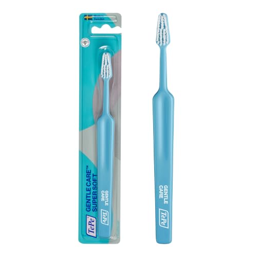 TePe Gentle Care Soft Adult Toothbrush - White, Post-Surgery & Sensitive Teeth