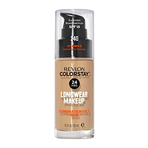 Revlon ColorStay Longwear Liquid Foundation - 240 Medium Beige, SPF 15