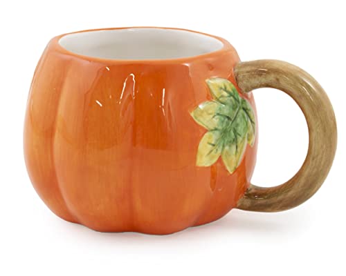 Boston International Pumpkin Ceramic Coffee Mug - 16oz