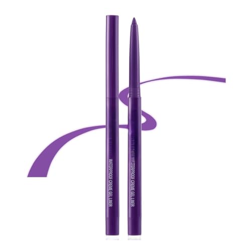 Retractable Purple Eyeliner Pencil - Creamy, Smudge-Proof & Long-Lasting
