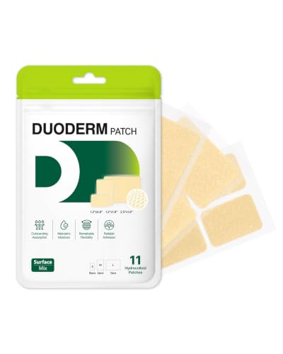 DuoDerm Large Hydrocolloid Pimple Patches - 11 Count for Clustered Acne
