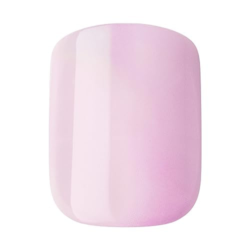 imPRESS Press-On Manicure 30 Pack - Short Purple Jelly Nail Set with Easy Application