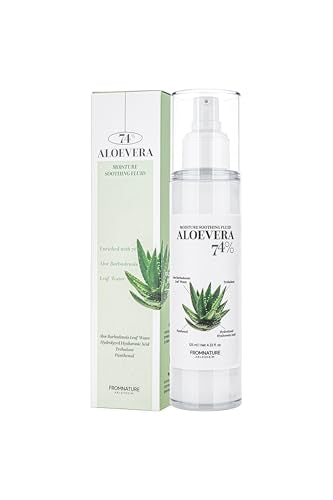 FROMNATURE Aloe Vera 74% Moisture Soothing Fluid 125ml with Hyaluronic Acid