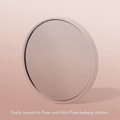 Vanity Planet Mini 10x Magnifying Travel Mirror with Suction Mount