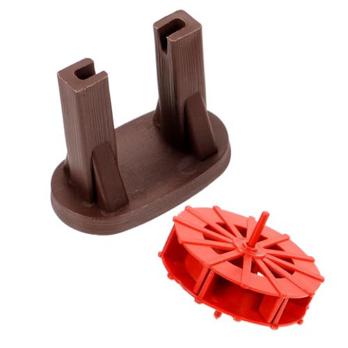 GOOHOCHY Mini Water Wheel Fountain Accessory - 3.54 Inch Decorative Prop for Indoor and Garden Fountains