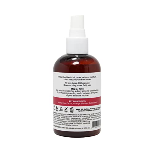 Sia Botanics Rejuvenating Face Toner Mist, 118ml Natural Desert Botanical